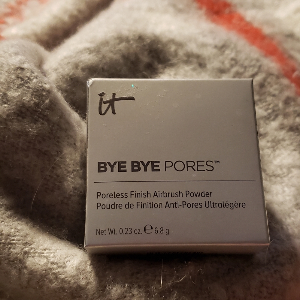Bye bye pores flawless finish.